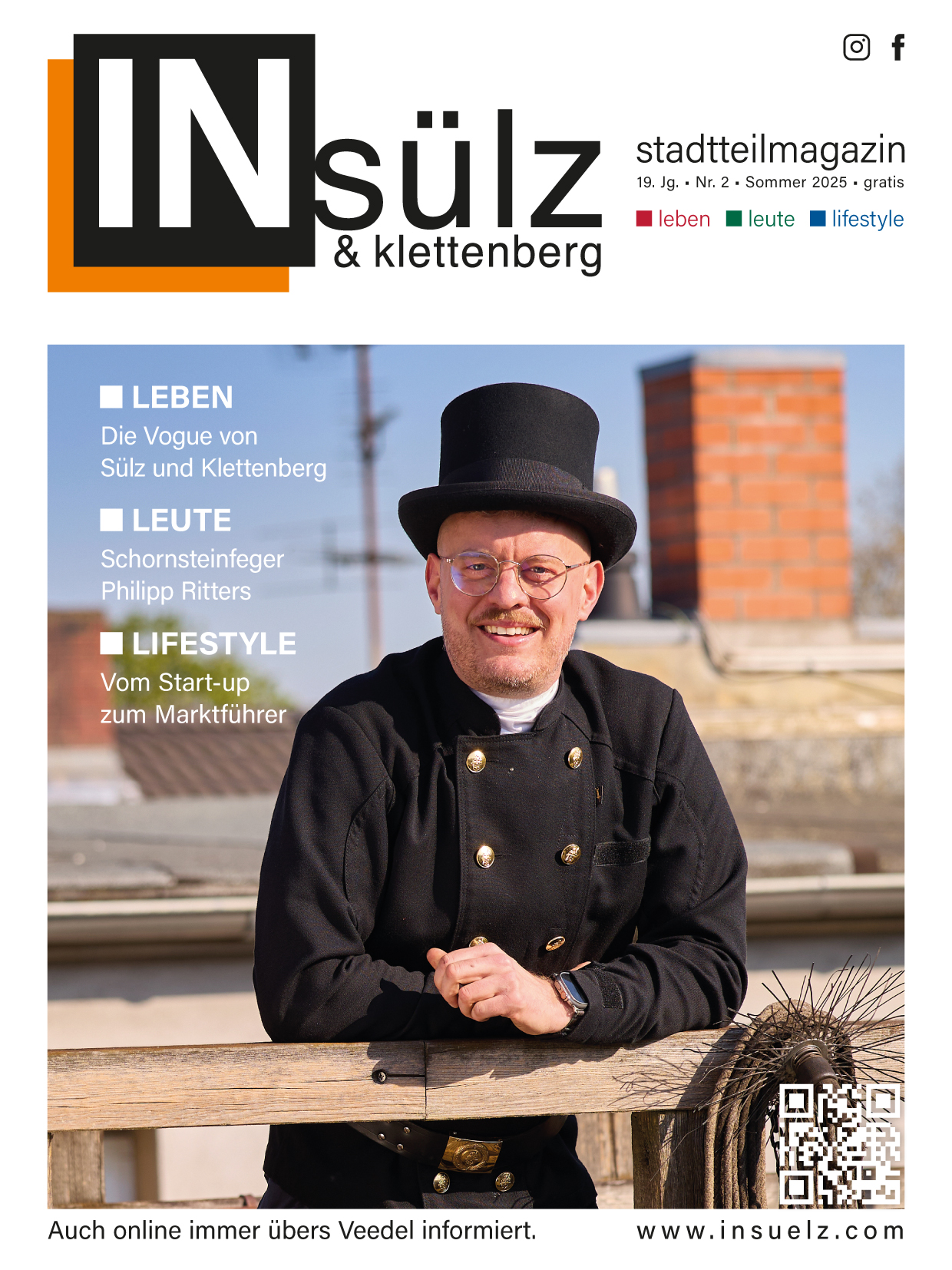 Titel INsülz Sommer 2025 mit Schornsteinfeger Philipp Ritters