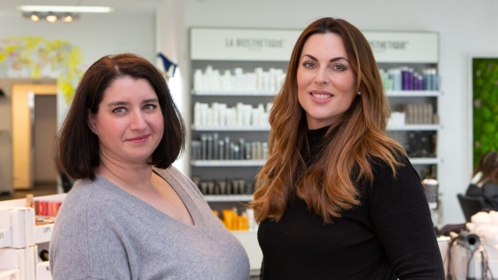 Friseurinnen: Prisca und Tamara