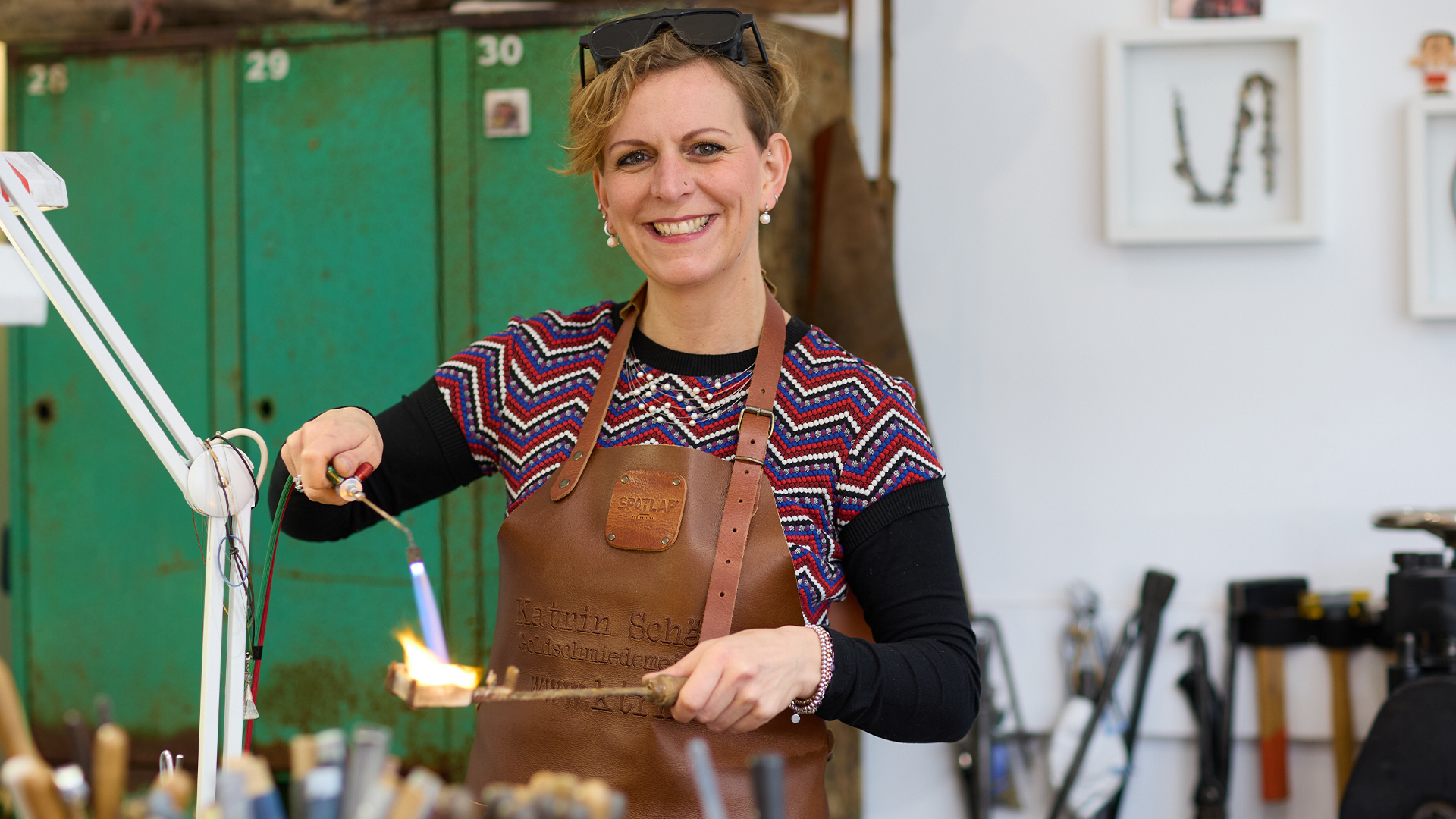 Goldschiedemeisterin Katrin Schäfer