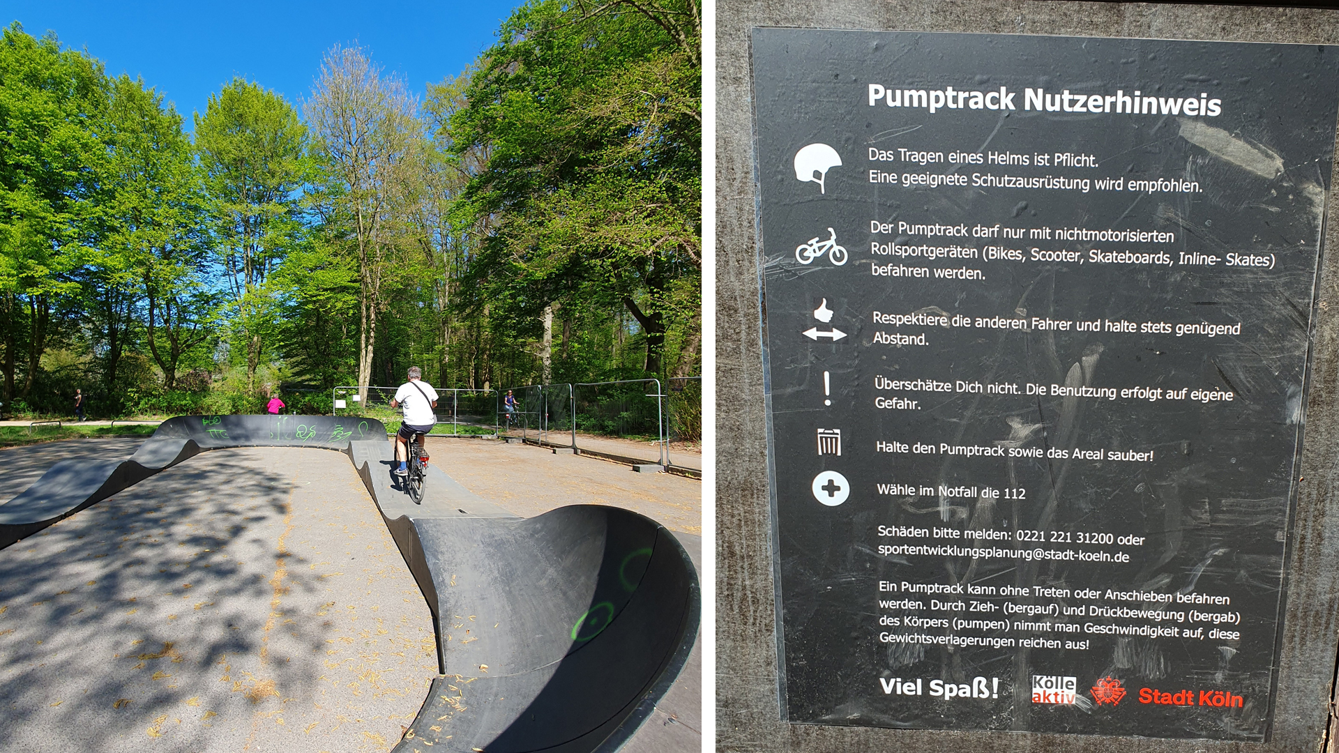 Pumptrack im Beethovenpark